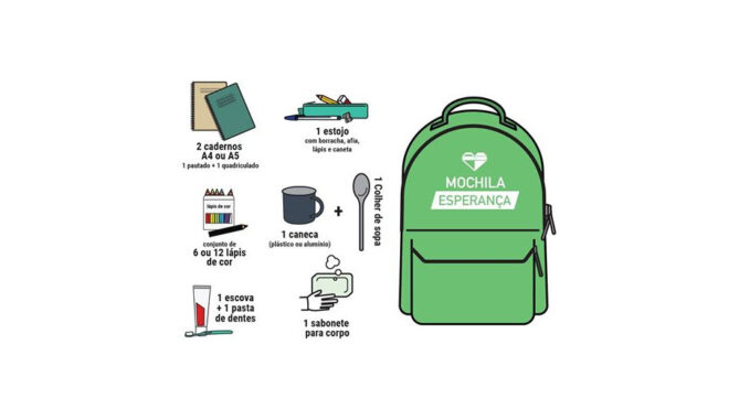 Vamos encher Moçambique de Mochilas de Esperança
