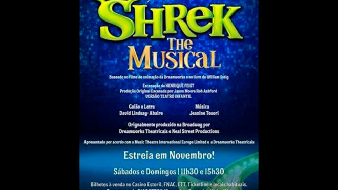 Shrek – O Musical com 20% desconto para sócios do Clube EDP