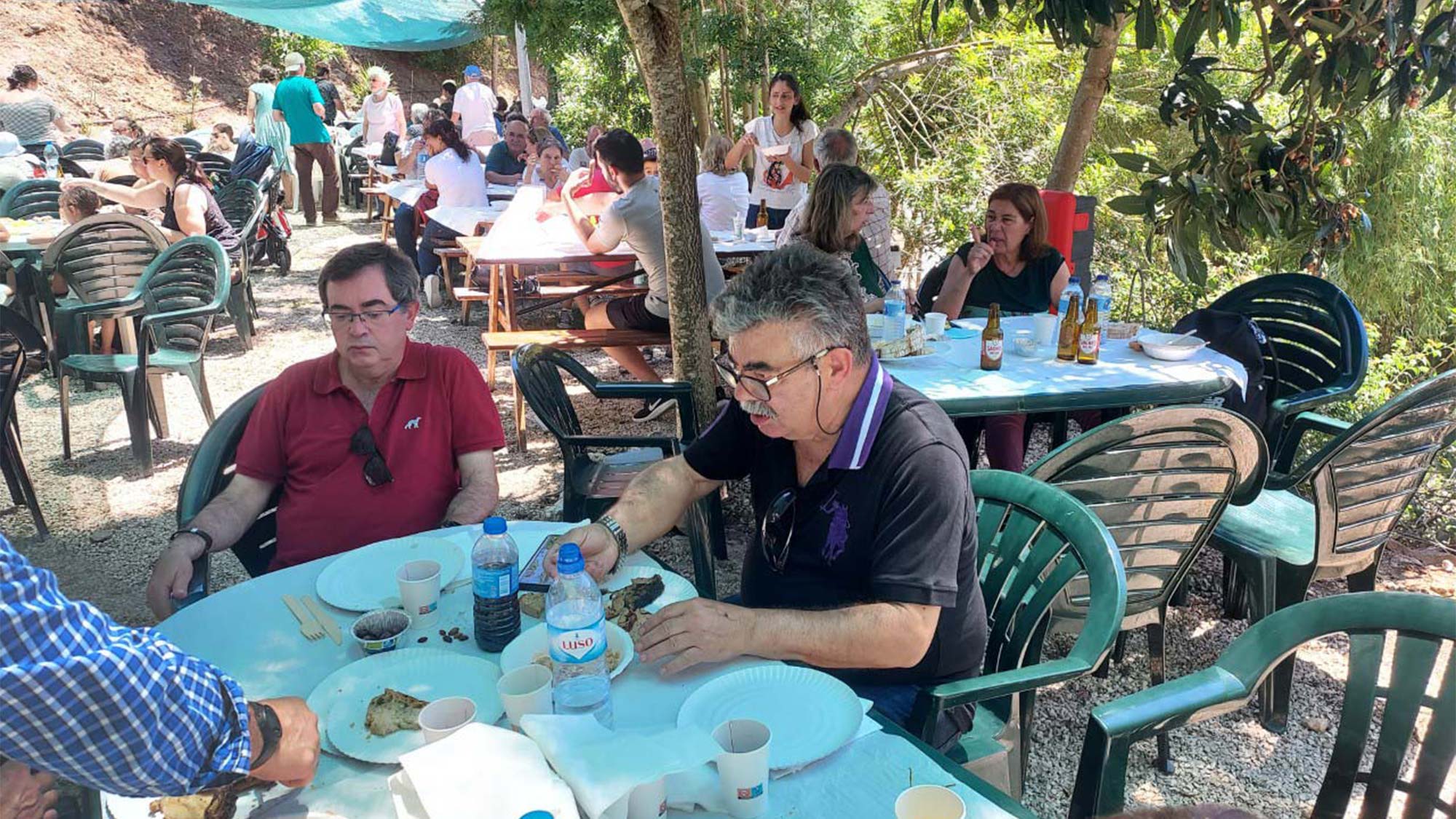 Elementos da Delegação de Lisboa à mesa