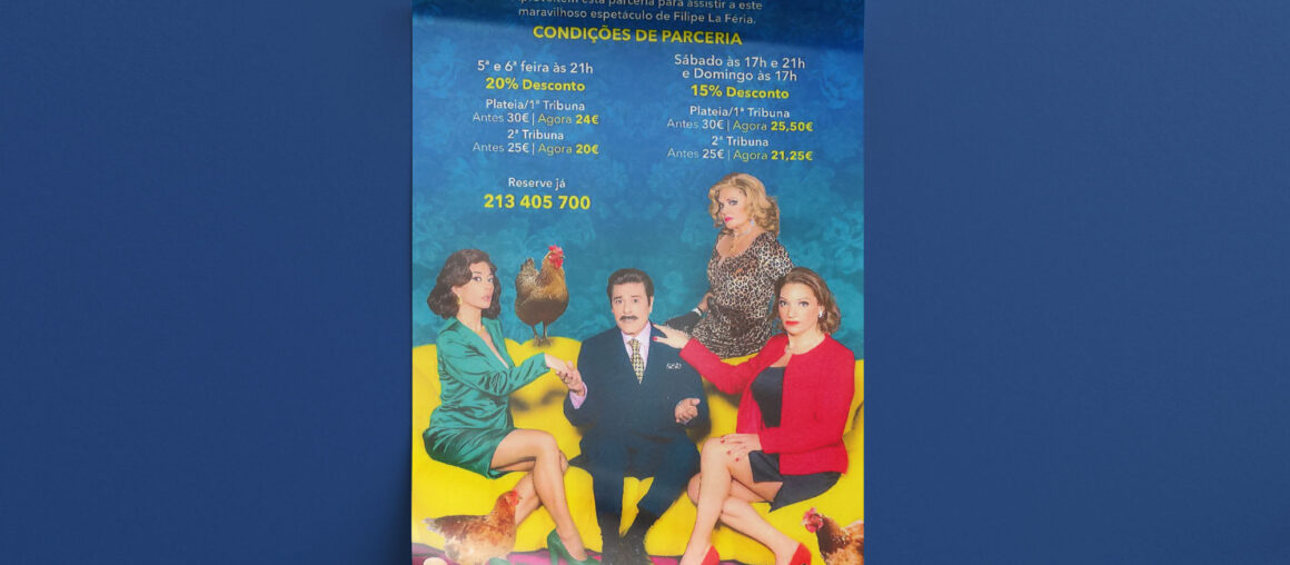 Descontos para o espetáculo no Politeama
