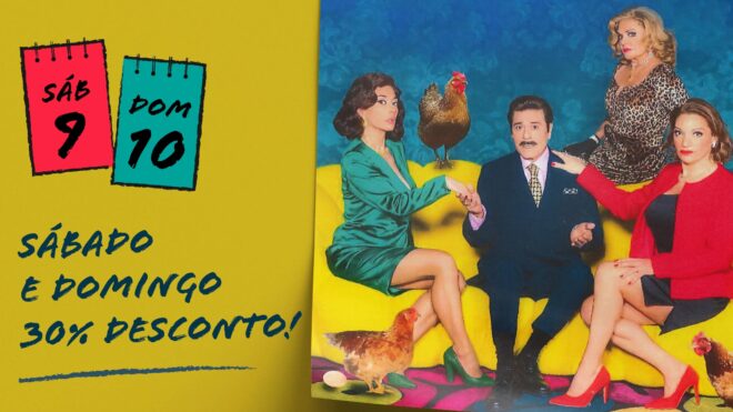 Desconto especial 30%, exclusivo 9 e 10 de Julho