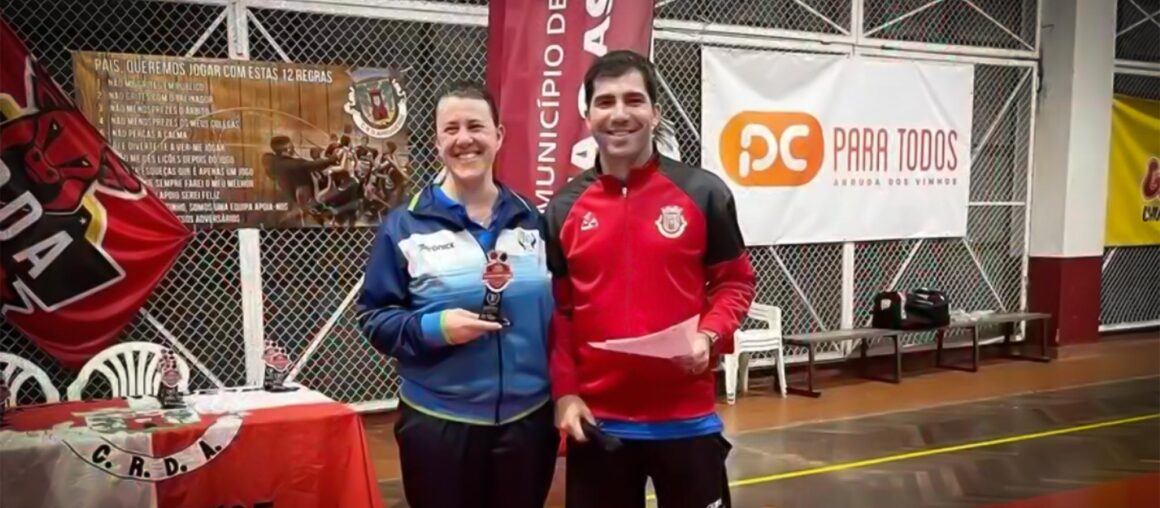 Susana Schmitz venceu o I Torneio de Ténis de Mesa Challenge CRDA
