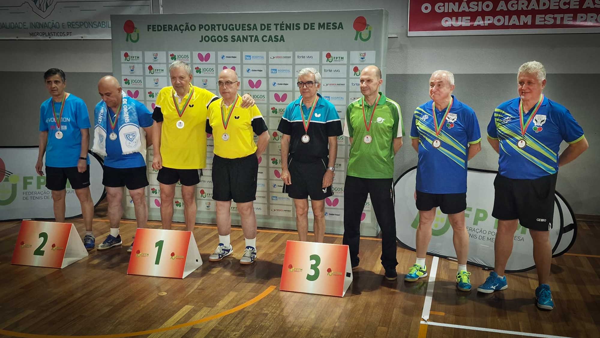 Paulo Malva e Eduardo Silva, 3º lugar Pares em Veteranos V