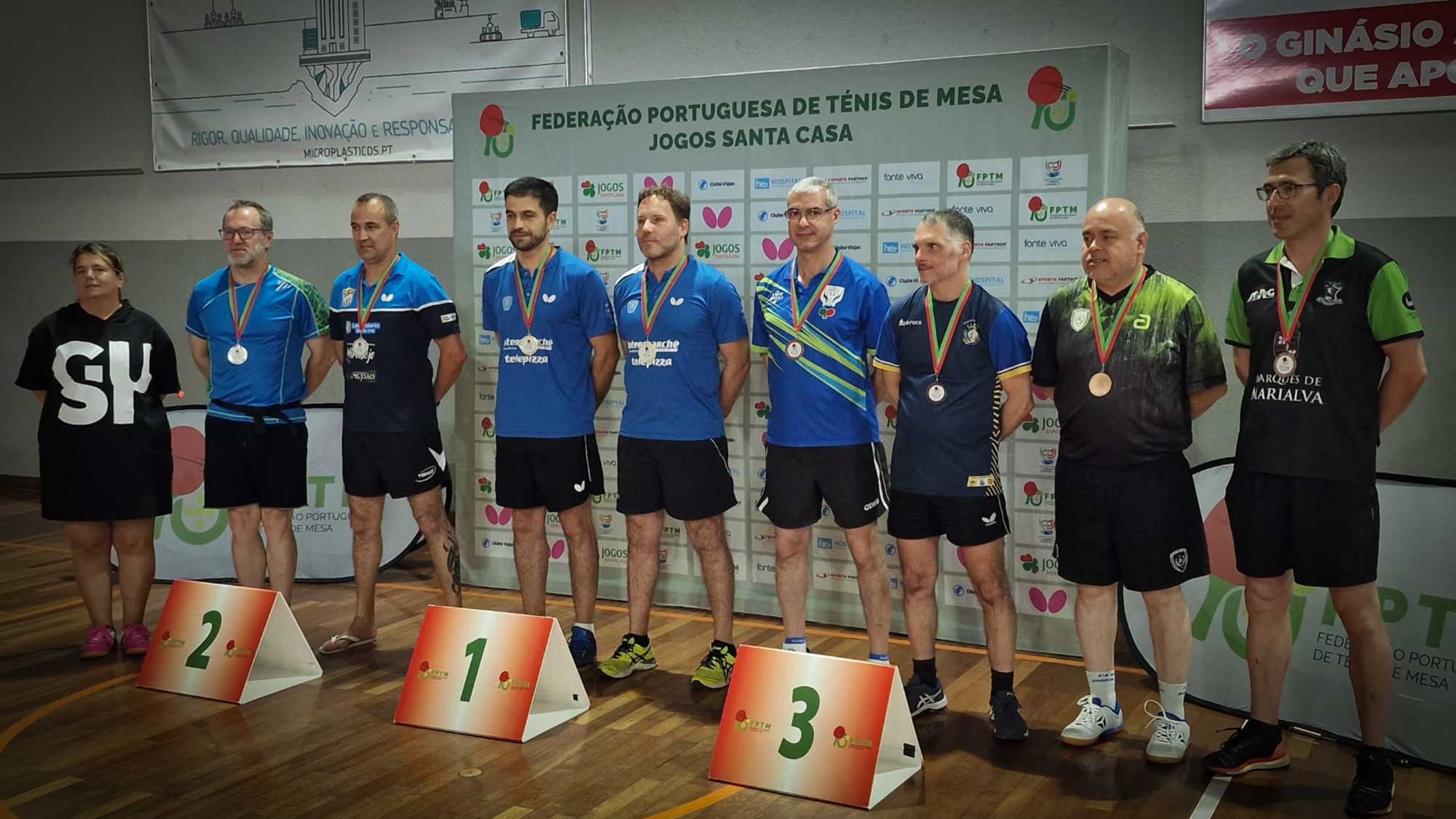 Pedro Mendes, 3º lugar em individuais e pares, Veteranos II