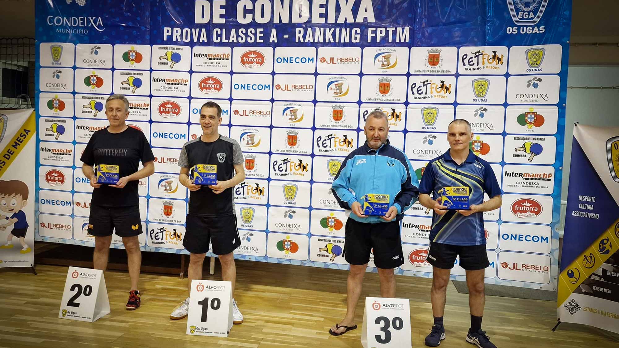 Rui Vicente, 3º lugar no Torneio Internacional de Condeixa, em Veteranos III