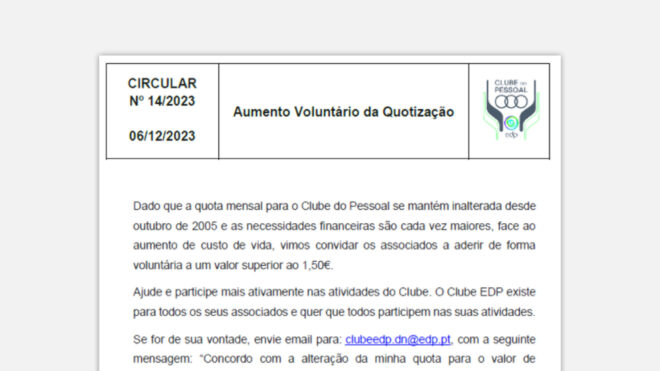 Ajude e participe nas atividades do Clube!