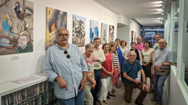 Inaugurámos no dia 4 de junho, a Exposição de Maria José Ferreira