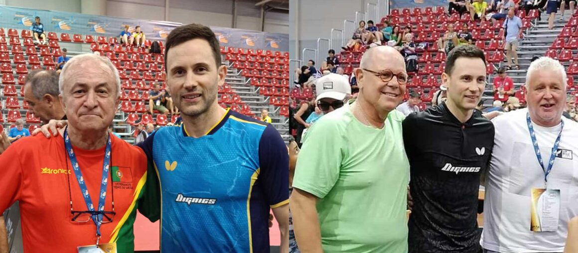 Clube EDP Lisboa no Mundial de Veteranos de Ténis de Mesa em Roma