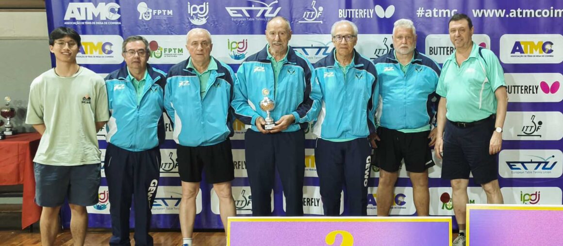 Vice-Campeões de Ténis de Mesa do Campeonato Nacional Equipas